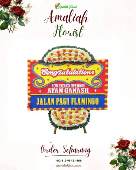 Sewa Papan Bunga President University Convention Center Jababeka